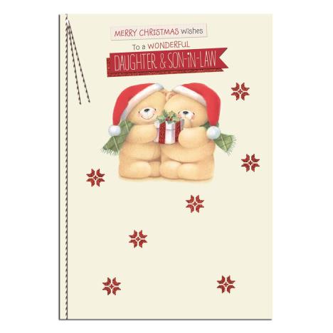 Daughter & Son-In-Law Forever Friends Christmas Card